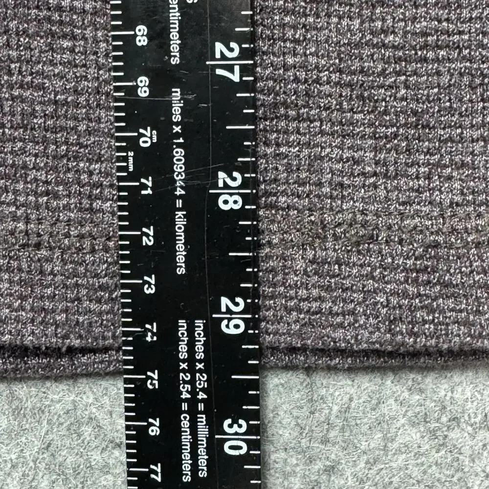 Eddie Bauer Sweater Mens XLT Gray Thermal Knit Crewneck Long Sleeve Pullover